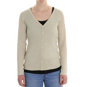 CARDIGAN LUREX BEIGE